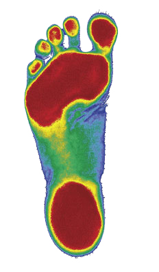 view of optimal foot scan